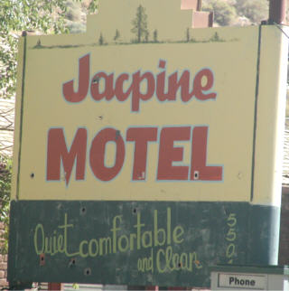 Jacpine Motel, extreme west end of Reno