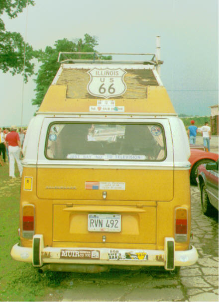 Route 66 artist Rob Waldmire's classic VW Bus