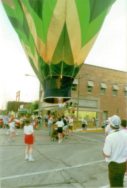 Hot air balloon, Lincoln, IL
