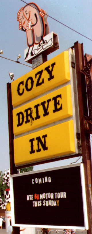 Old Cozy Dog sign, Springfield, IL