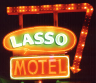 Lasso Motel, Tucumcari (night view)
