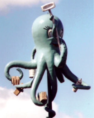 Octopus at car wash, Albuquerque, NM