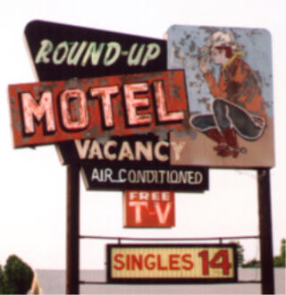 Round-Up Motel, Claremore, OK, 1992