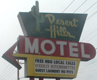 Desert Hills Motel, Tulsa, OK, by day