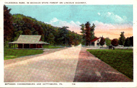 Caledonia Park, in Michaux State Forest on Lincoln Highway