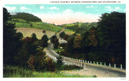 Lincoln Highway between Jennerstown and Stoyestown, PA