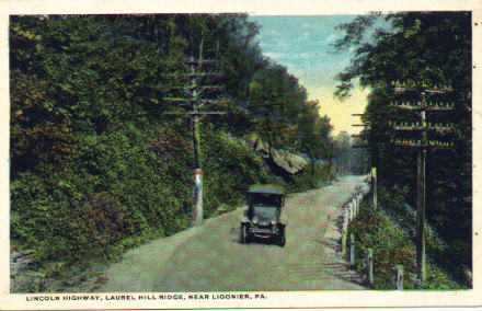 Lincoln Highway, Laurel Hill Ridge, Near Ligonier, Pa.