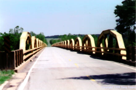 Canadian River bridge, east of Bridgeport, OK