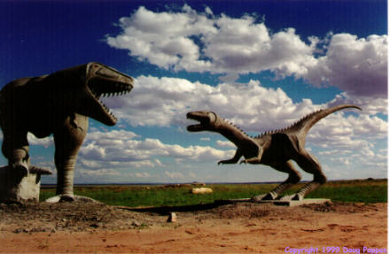 Roadside dinosaurs, Holbrook, AZ