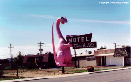 Motel Dine-A-Ville sign, Vernal, UT