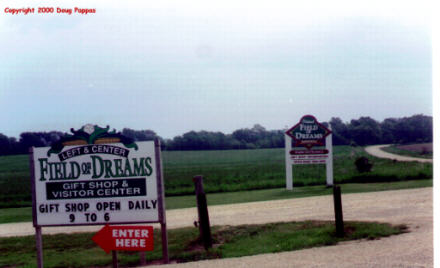 Entrances to competing Fields of Dreams, Dyersville, IA