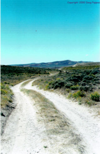Oregon Trail west of South Pass