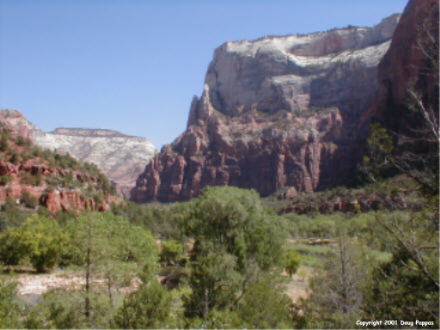 Virgin River and Zion Canyon