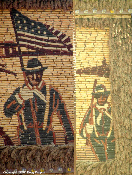 Detail of Corn Palace mural