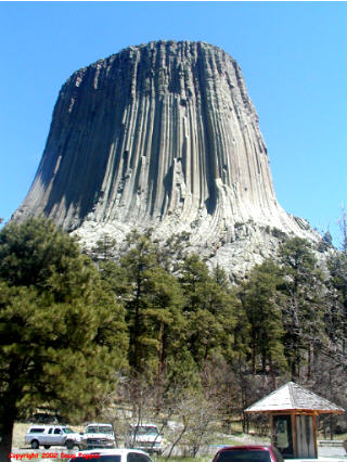 Devils Tower, from visitor center