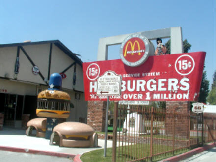 Combination McDonald's/Route 66 museum, San Bernardino, CA