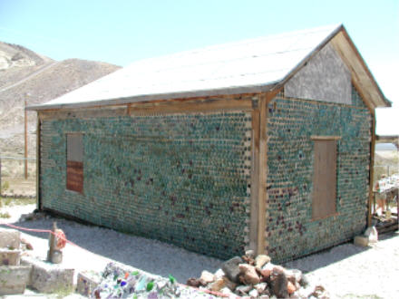Bottle House, constructed 1907, Rhyolite, NV