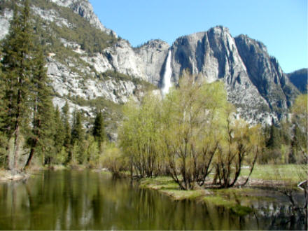 Merced River and Upper Yosemite Falls