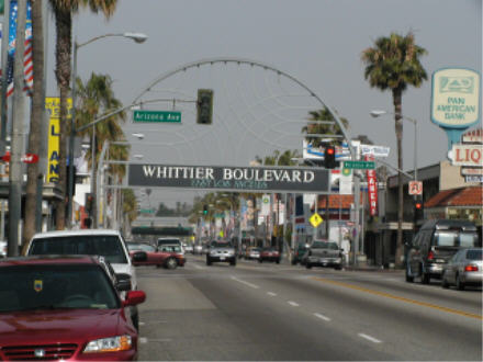 Whittier Boulevard (old US 101), just east of downtown Los Angeles, CA