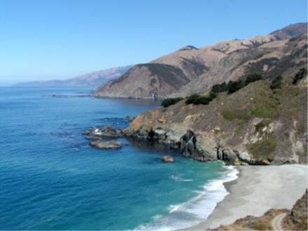 California Route 1 near Big Sur