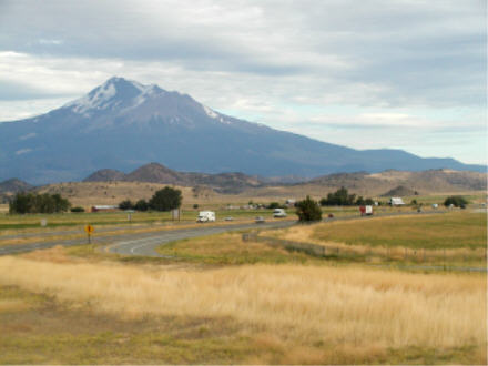 I-5 and Mount Shasta, south of Yreka, CA
