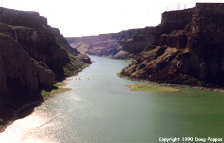 Canyon below Shoshone Falls