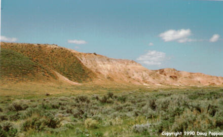 Badlands near Fossil Butte, Wyoming
