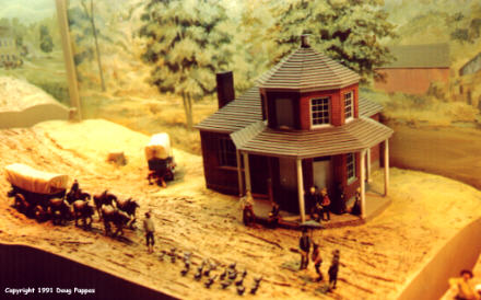 Diorama at National Road/Zane Grey Museum, Norwich, OH