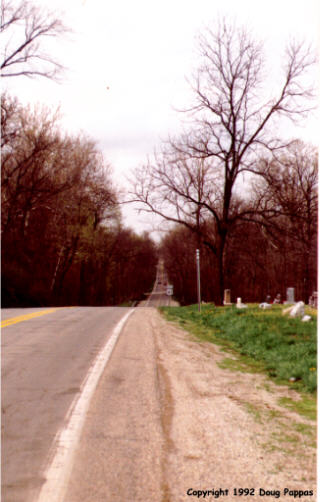 US 41 and Bonebrake Cemetery, N of Veedersburg, IN