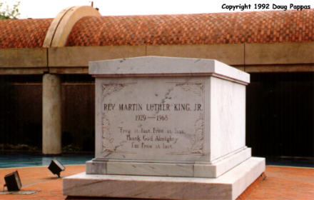 Martin Luther King grave, Atlanta, GA