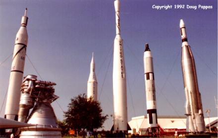 Rockets at the Kennedy Space Center