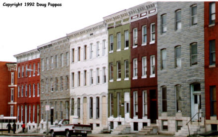 Row houses, Baltimore, MD