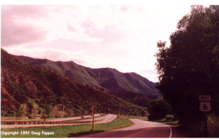 US 6 and I-70 near Canyon Creek, CO