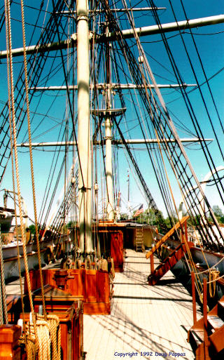 Aboard the Joseph Conrad at Mystic Seaport