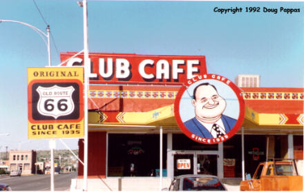 Club Cafe, Santa Rosa, NM -- opened 1935, closed permanently six weeks after my visit