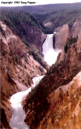 Lower Falls from Artist Point, Yellowstone National Park