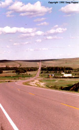 US 89, south of Browning, MT