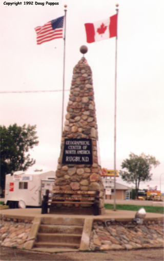 Geographical Center of North America, Rugby, ND