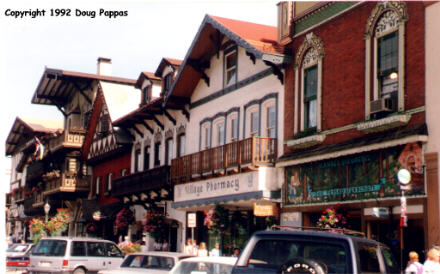The fake-Bavarian town of Leavenworth, WA