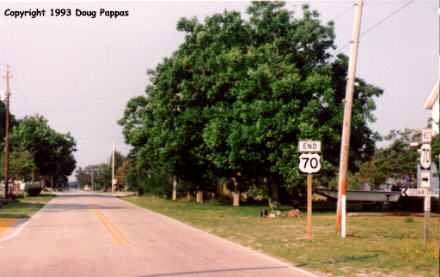 Eastern end of US 70, Atlantic, NC