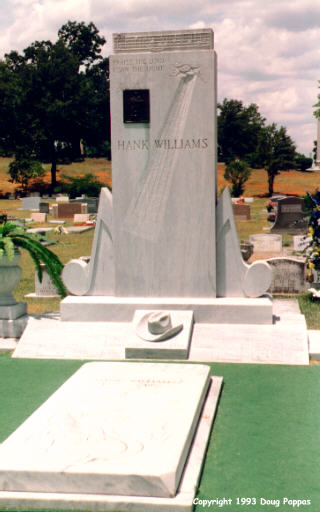 Hank Williams grave, Montgomery, AL