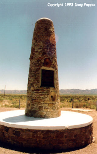 Monument marking site of Geronimo's surrender, Apache, AZ