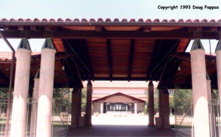 Entrance to Reagan Presidential Library, Simi Valley, CA