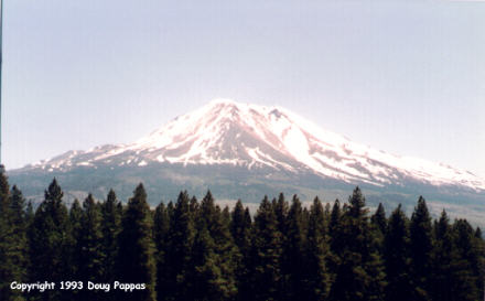 Mount Shasta, from Weed, CA