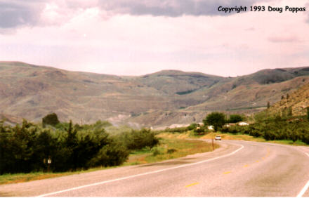 Roadscape near Chelan, WA