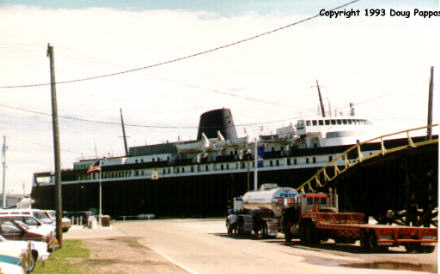 East end of US 10 ferry, Ludington, MI