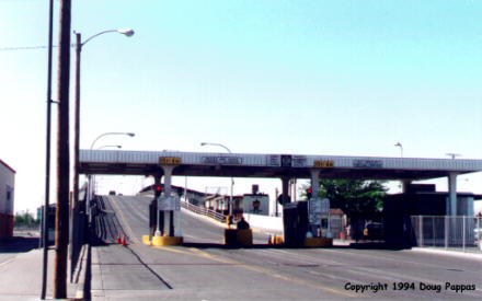 Border crossing, El Paso, TX - west end of US 62