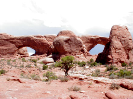 North and South Windows, Arches National Park