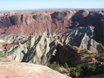 Upheaval Dome overlook, Canyonlands National Park