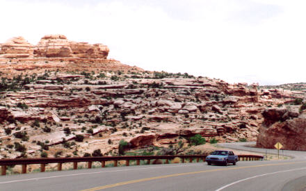 View near Canyonlands National Park